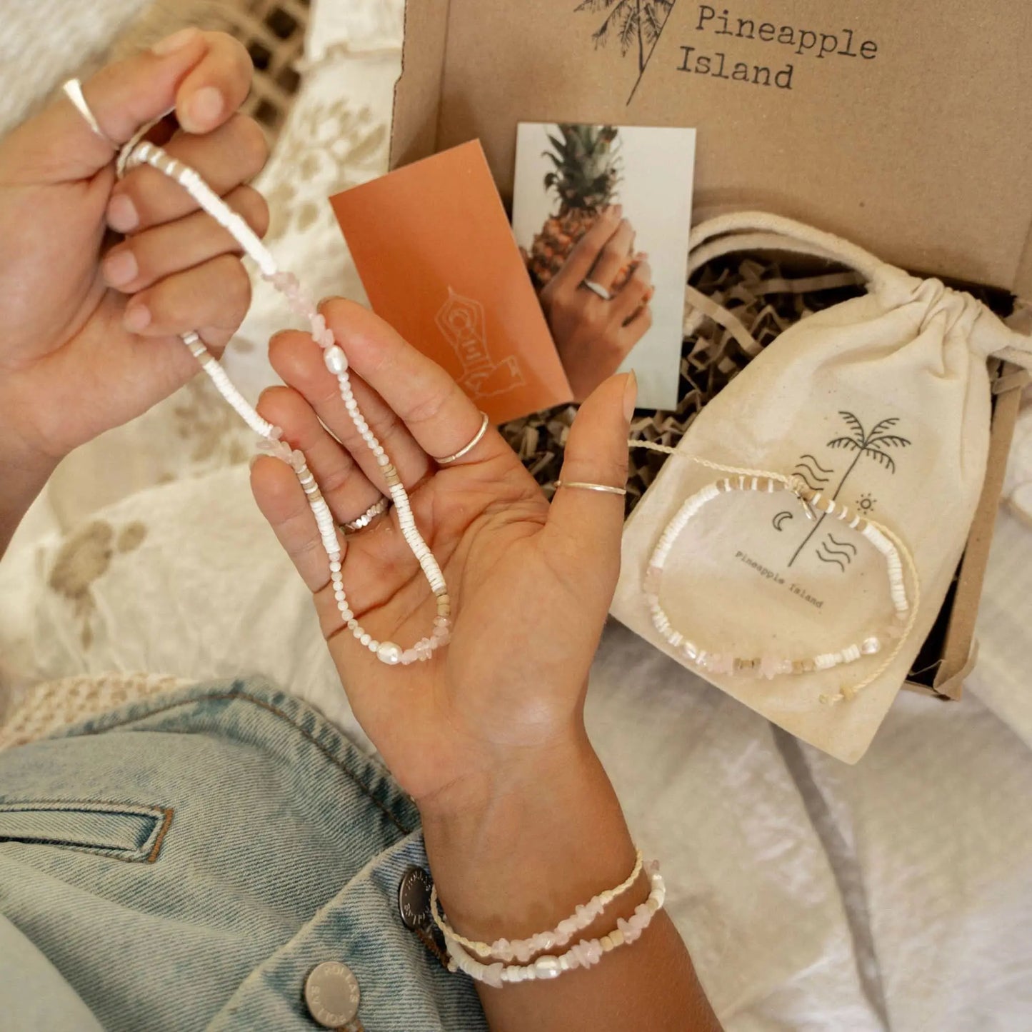 Rose Quartz Letterbox Gift Set from Love Is Here