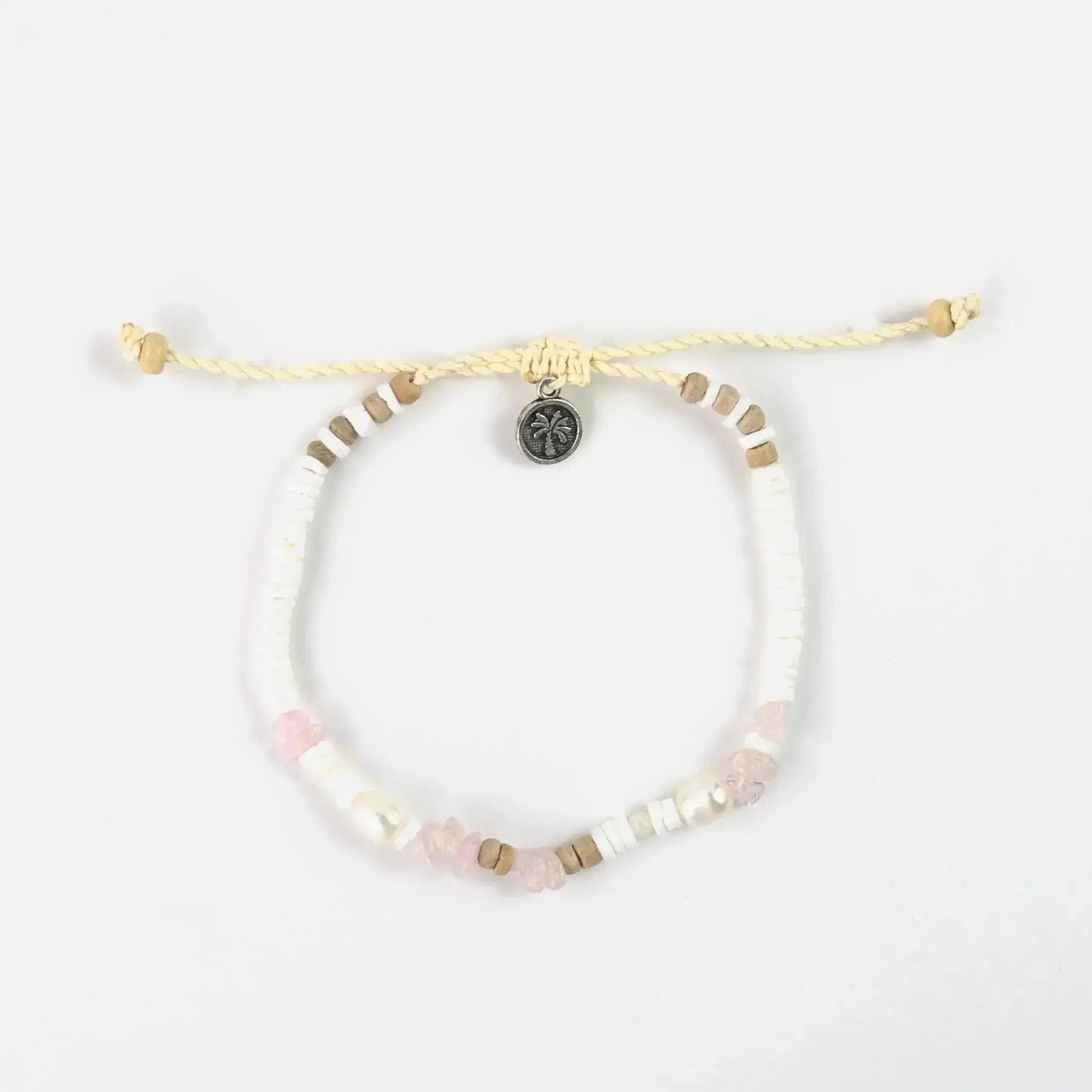 Natural Stone and Pearl Bracelet Set by Pineapple Island