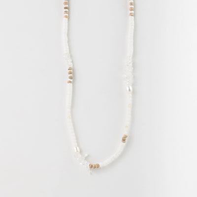 Pineapple Island Love Is Here Natural Stone, Pearl & Shell Necklace