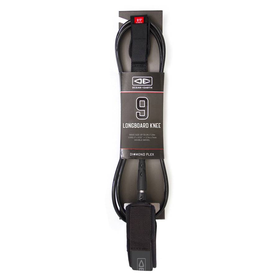 Diamond Flex Longboard Knee 9ft Leash for Comfort