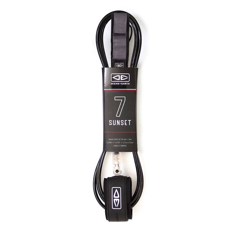 Diamond Flex Sunset Surfboard Leash - 7ft