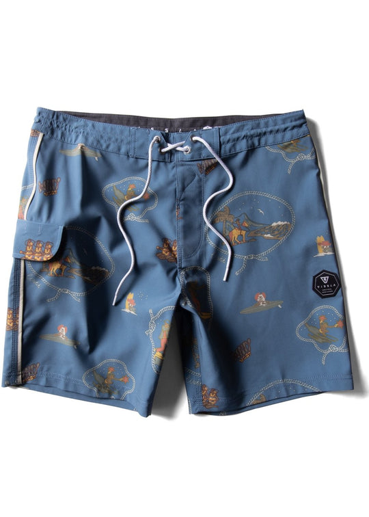 Vissla Wavy West 17.5" Boardshort - Tidal Blue