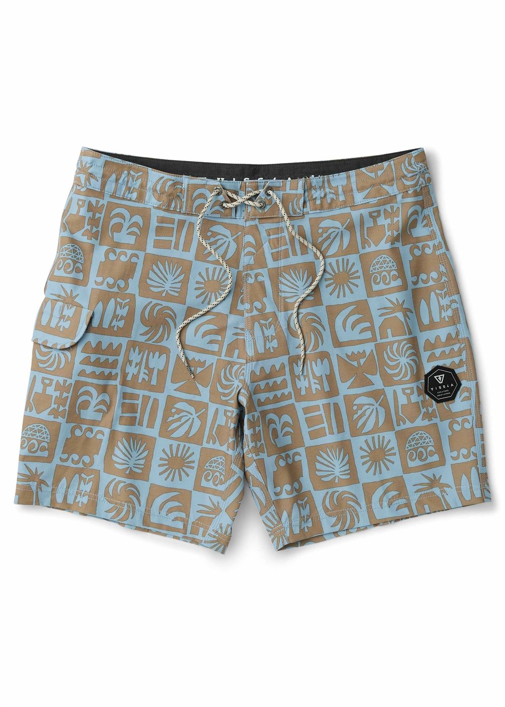 Vissla Ecology Center 17.5" Boardshort in Faded Denim