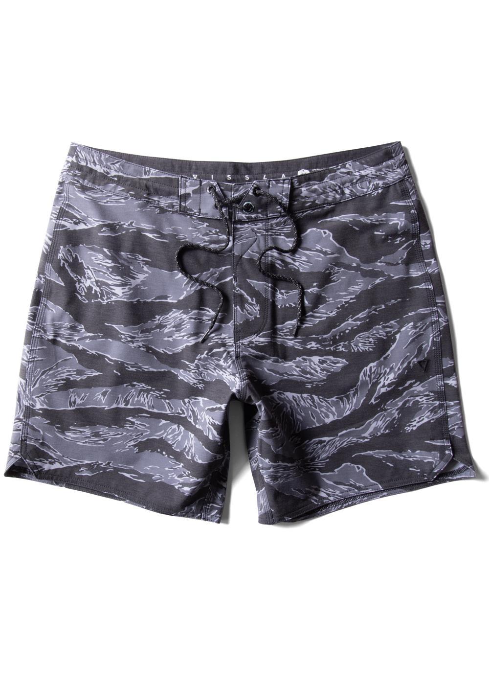 Vissla Short Sets 16.5" Boardshort - Black Tiger Camo