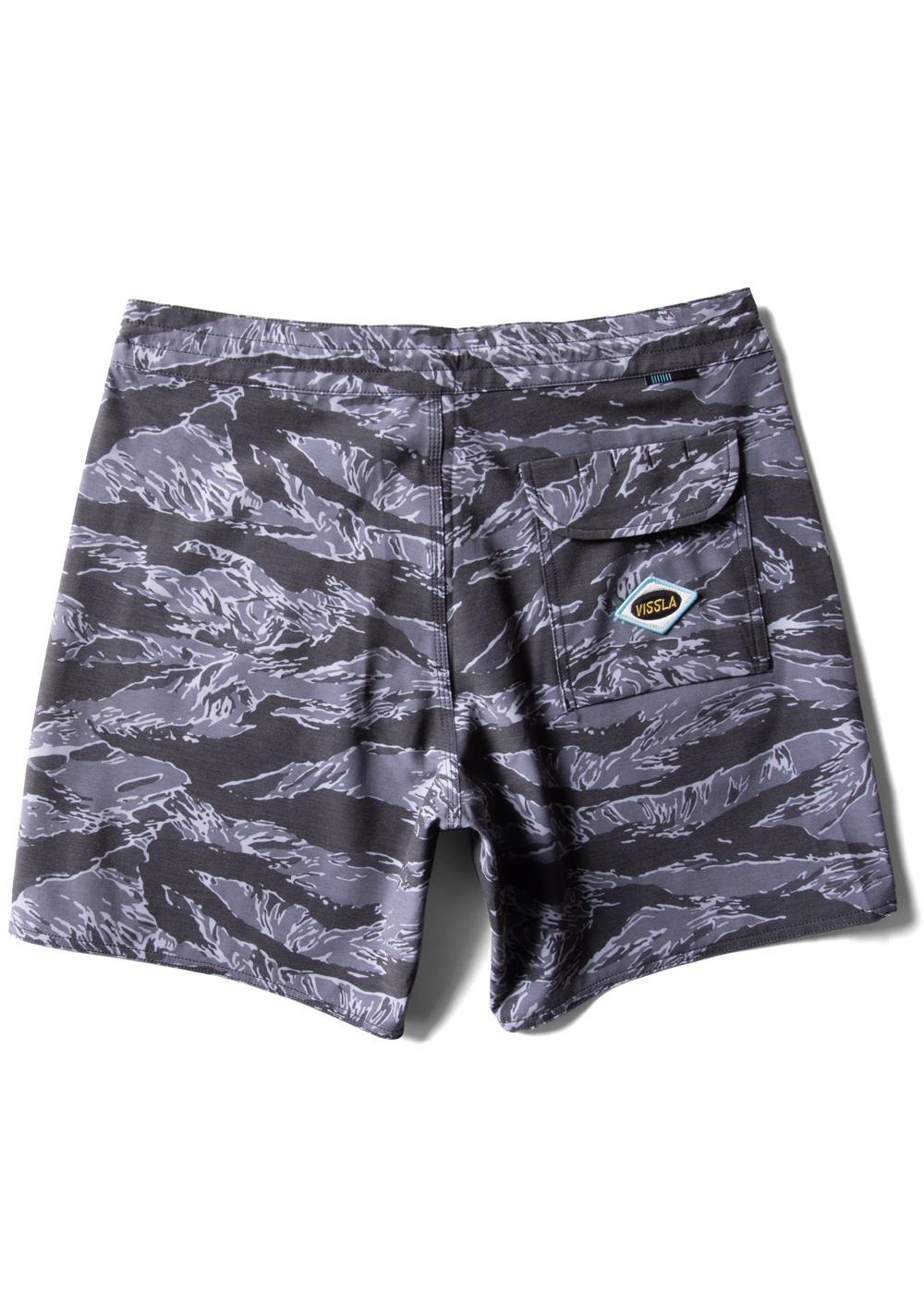 Vissla Short Sets 16.5" Boardshort - Black Tiger Camo