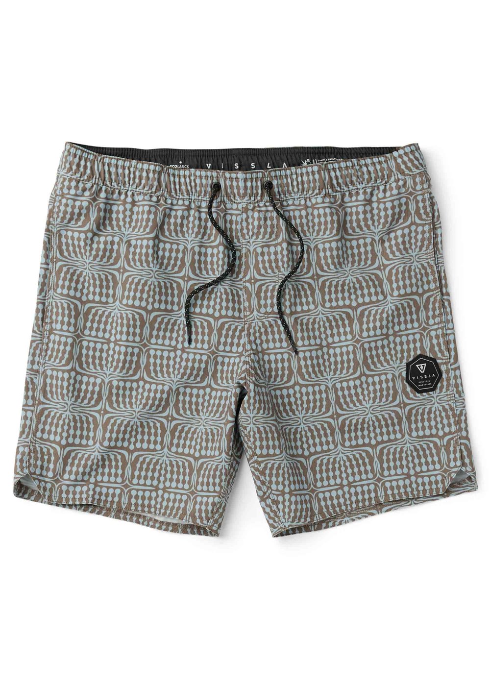 Vissla Croozer 16.5" Ecolastic Boardshort in Dark Earth