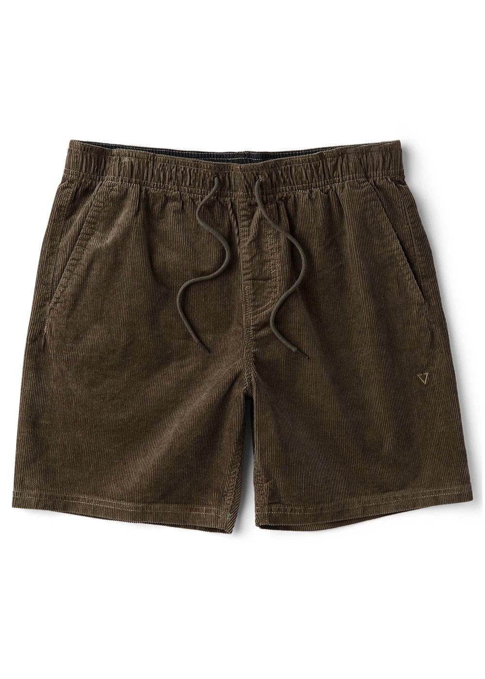 Vissla No See Ums Cord Eco 17" Elastic Walkshort in Dark Earth