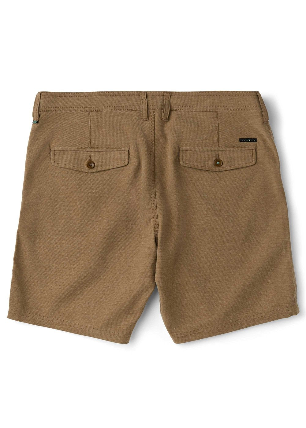 Vissla Canyons 25 Hybrid 18.5" Walkshort in Dark Khaki, view 2