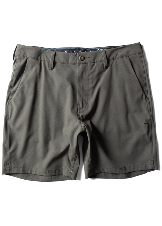 VIssla Cutlap Eco 17.5" Hybrid Walkshort - Vintage green