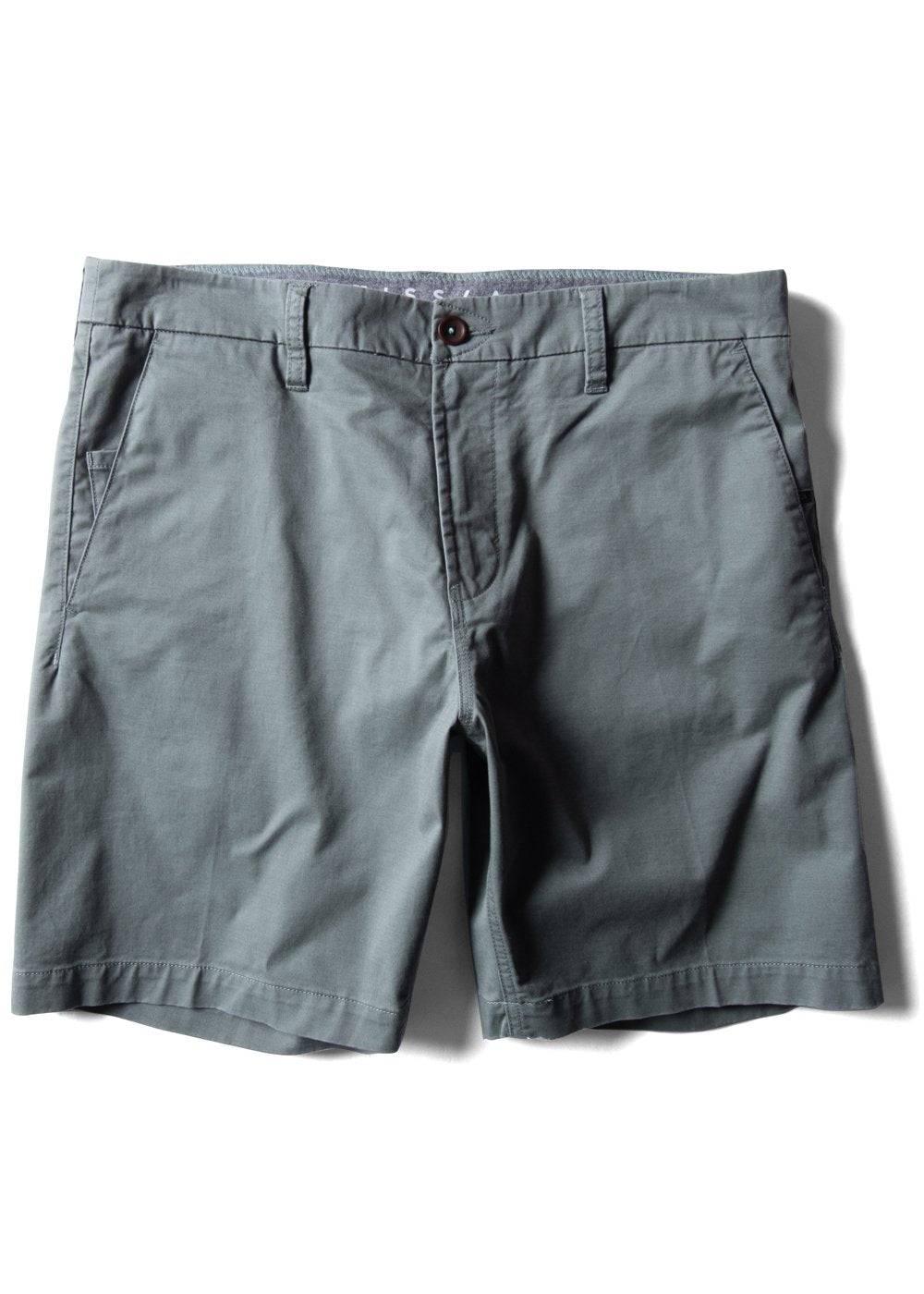 Vissla No See Ums Eco 18" Walkshort in dusk blue, front view.