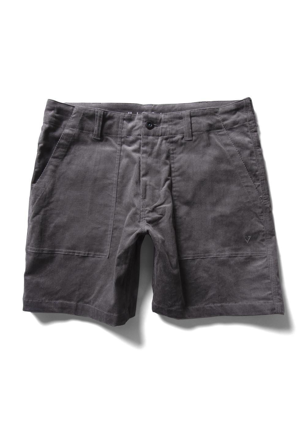 Vissla Drills Cord 17.5" Walkshort - gun metal