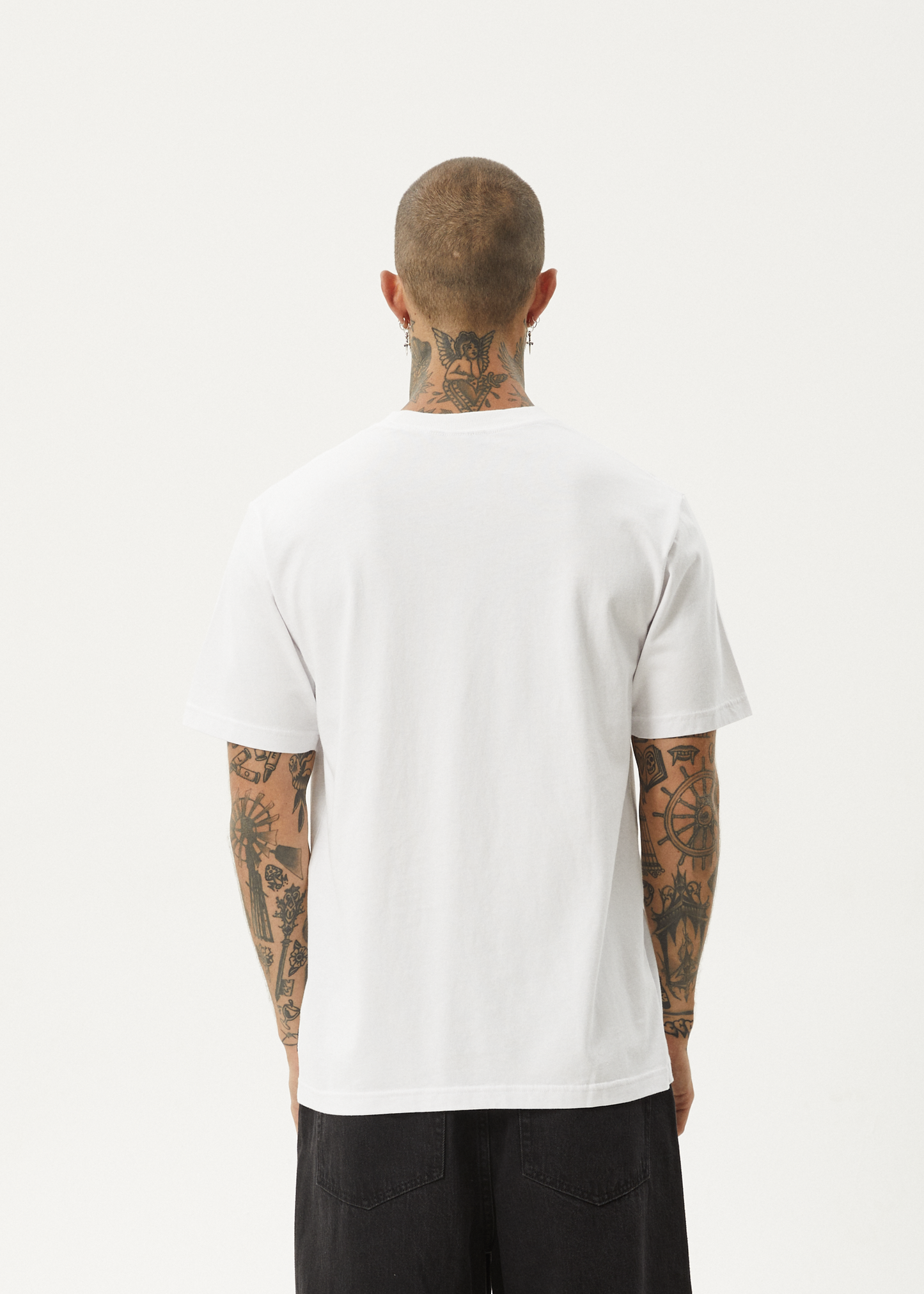 AFENDS Vinyl Retro Tee - White