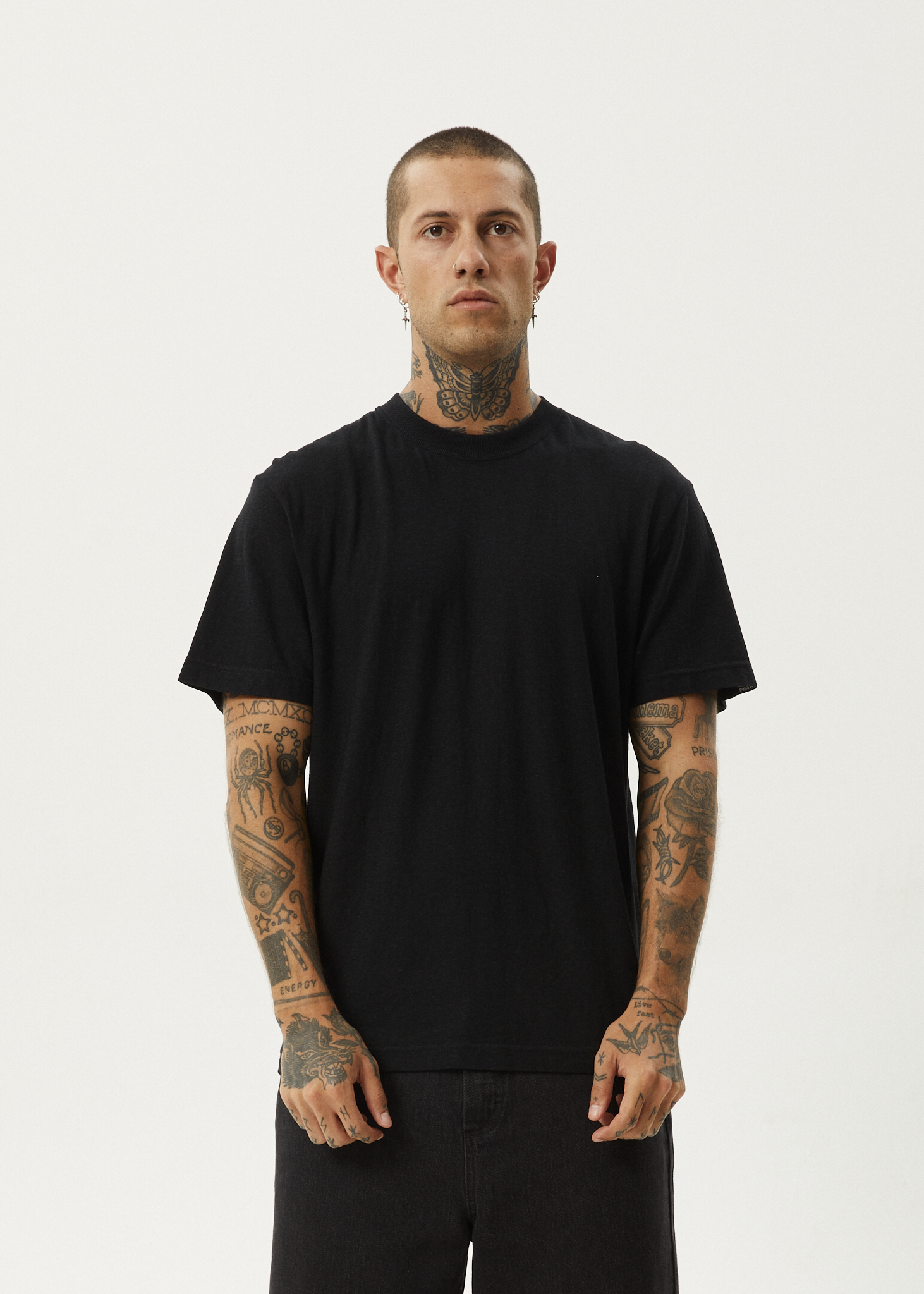 AFENDS Classic Retro Tee - Black
