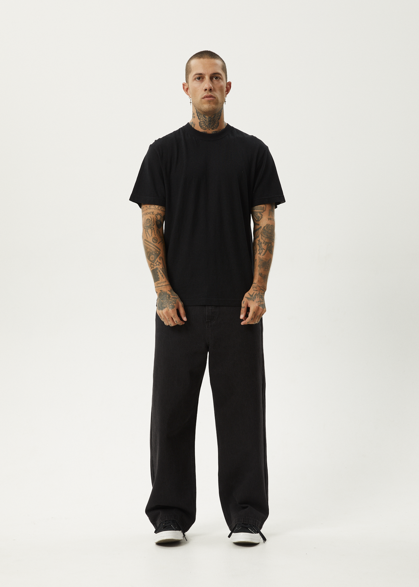 AFENDS Classic Retro Tee - Black