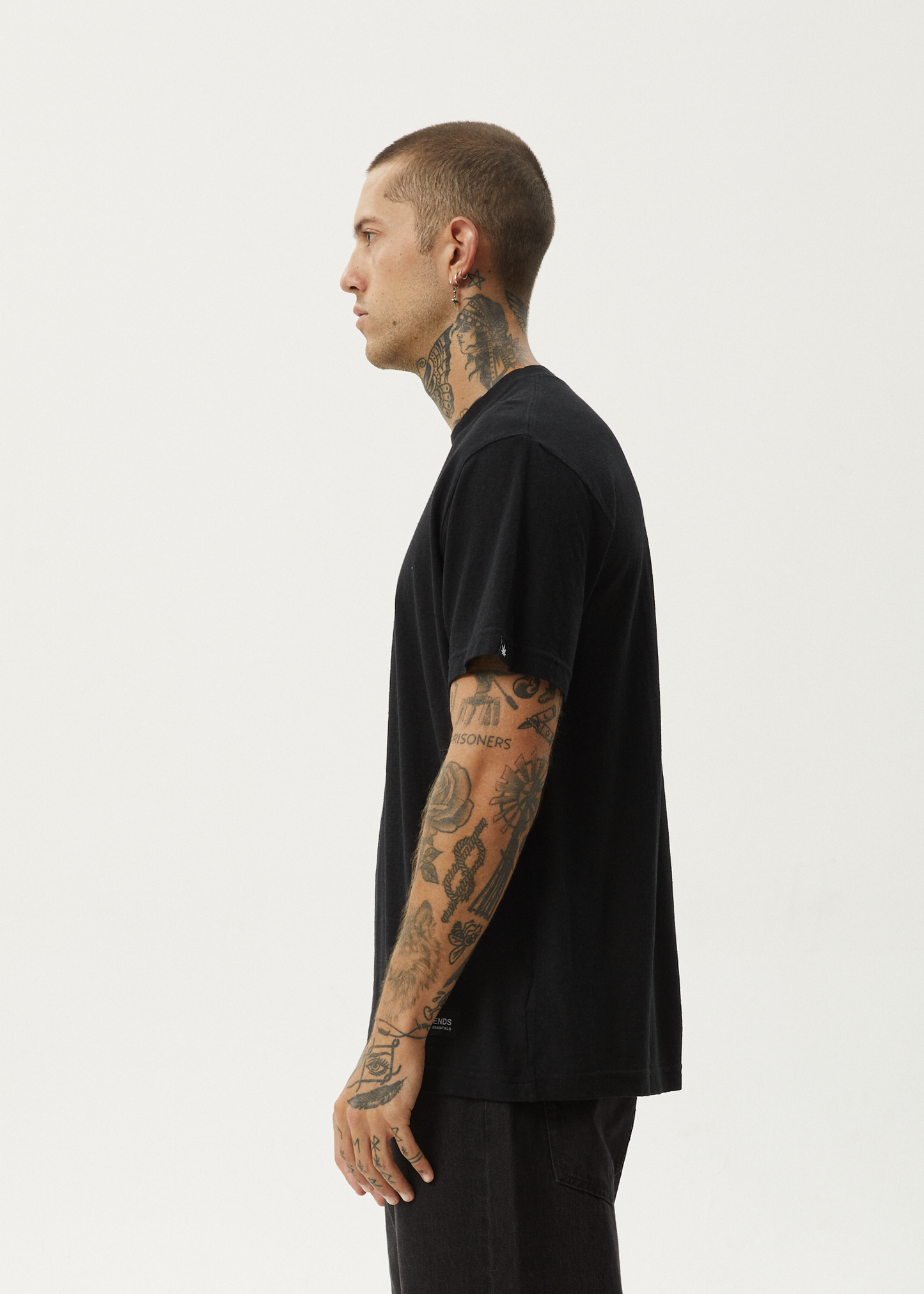 AFENDS Classic Retro Tee - Black