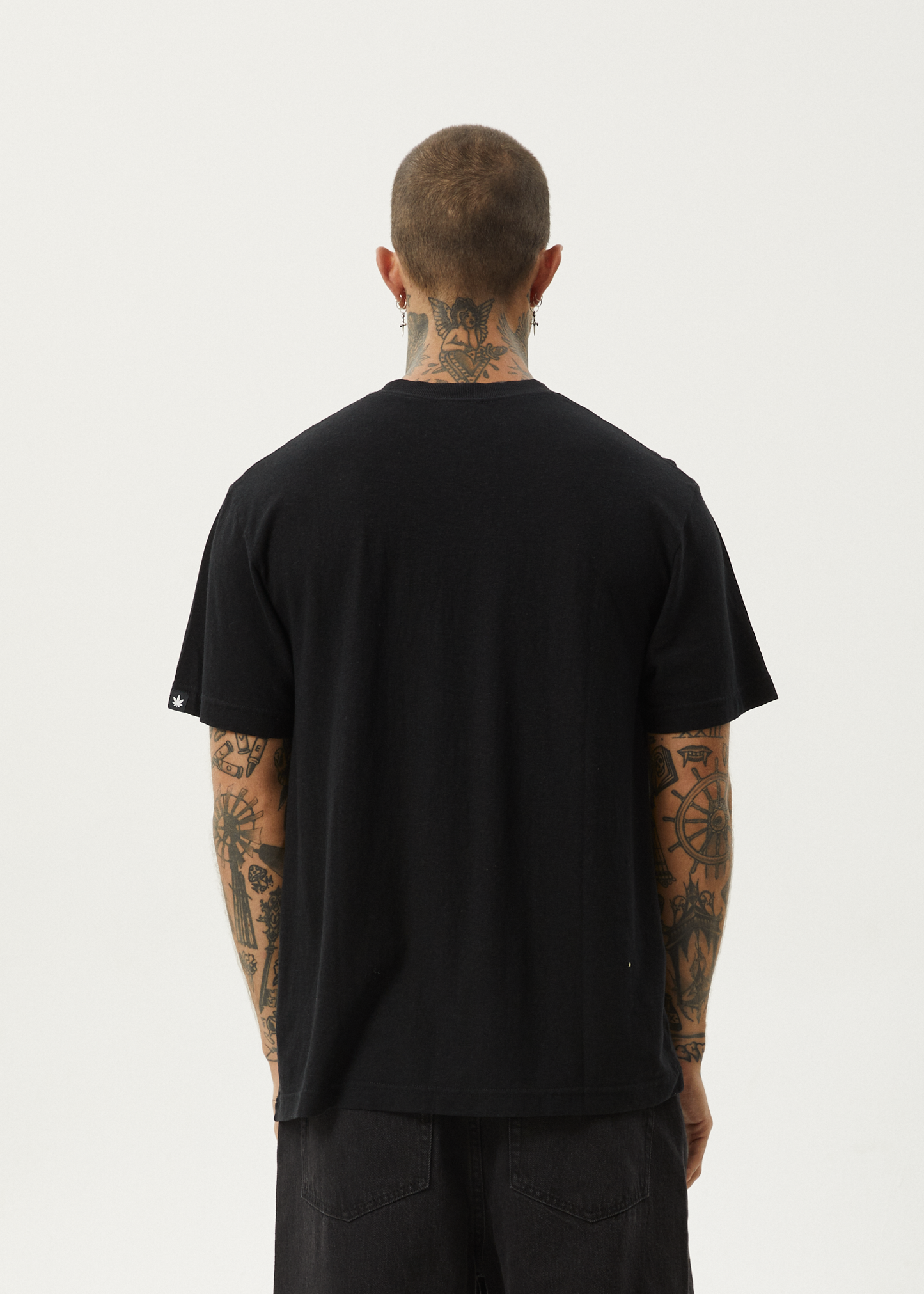 AFENDS Classic Retro Tee - Black