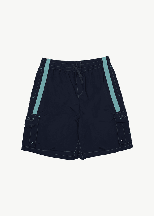 AFENDS House Related Cargo Swim Short 20" - Deep Sea