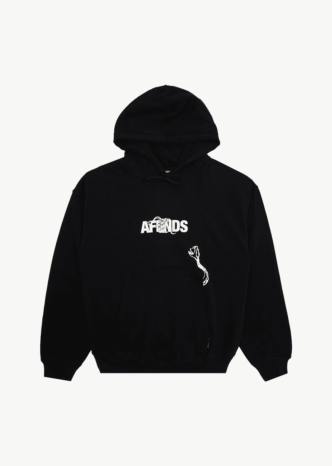 AFENDS Tread Boxy Hoodie - Black