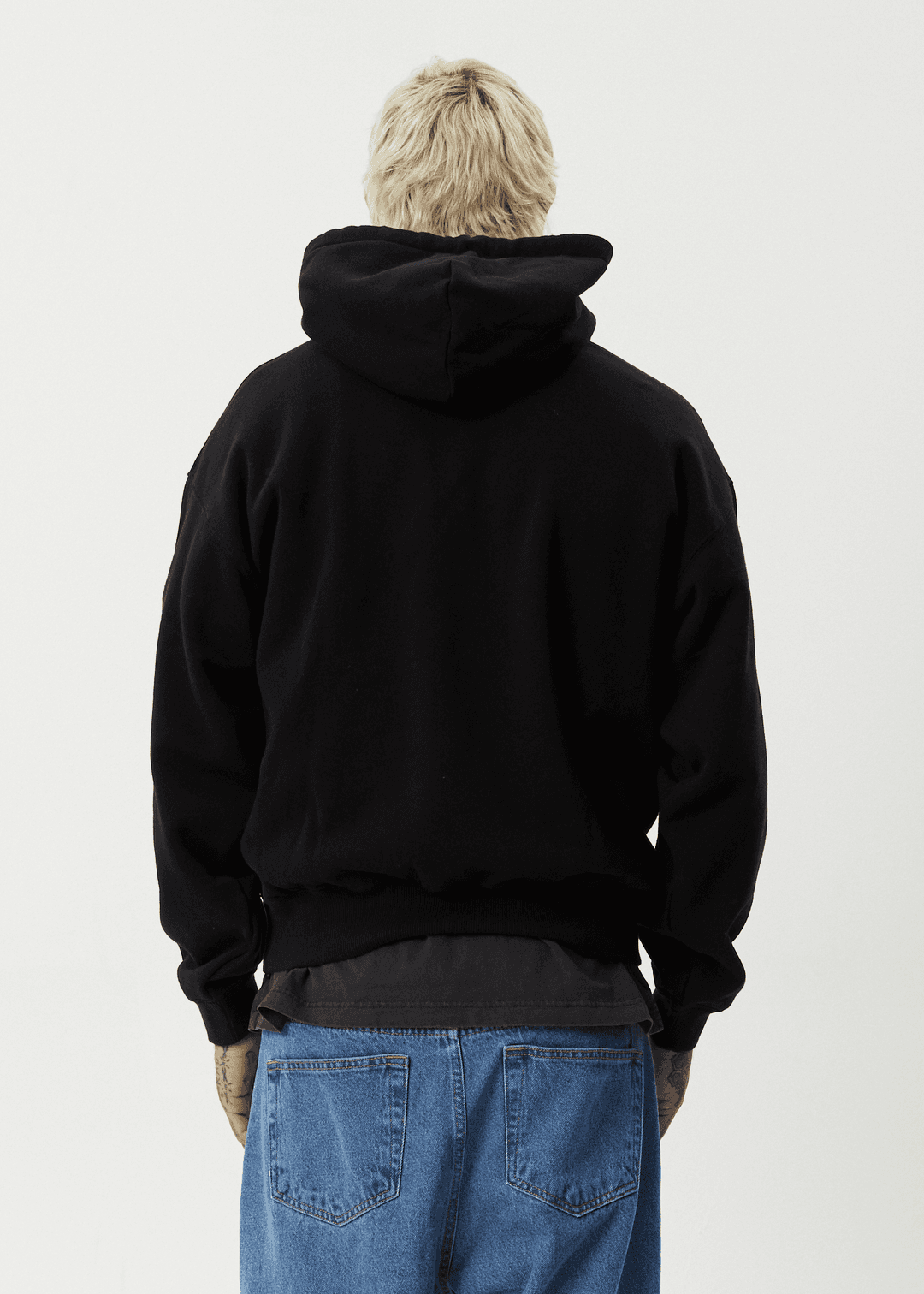 AFENDS Tread Boxy Hoodie - Black