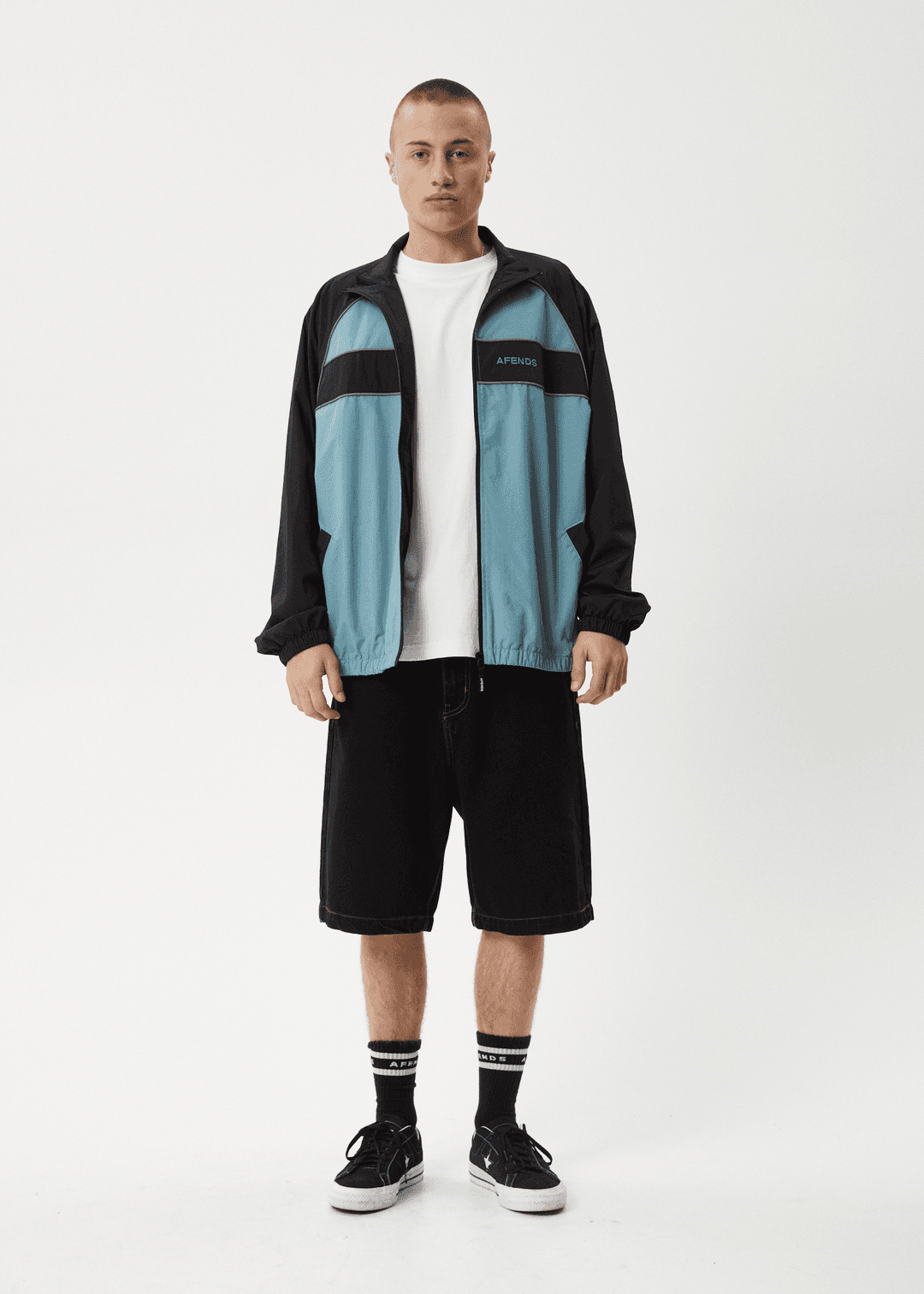 AFENDS Spicy Sports Spray Jacket - Ocean Spray