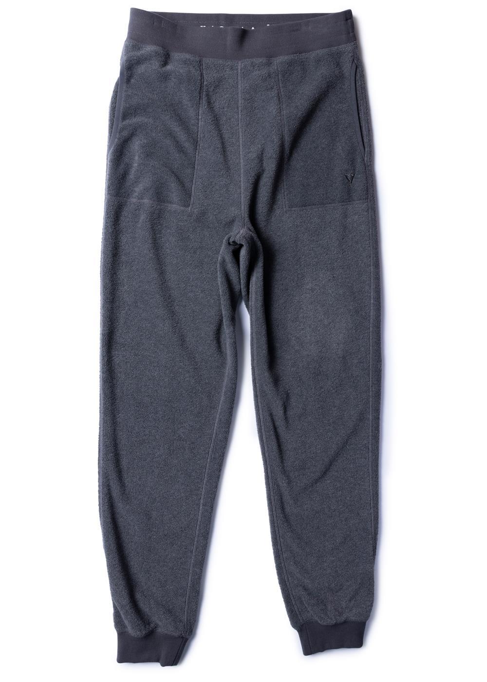 Vissla Costa Eco Polar Pant in Grey Heather, cozy and sustainable design.