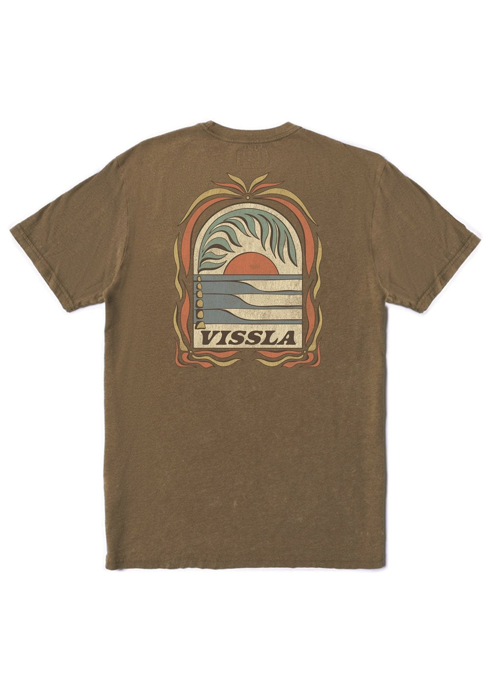 Vissla Canopy Cosmic Wash Tee in Dune
