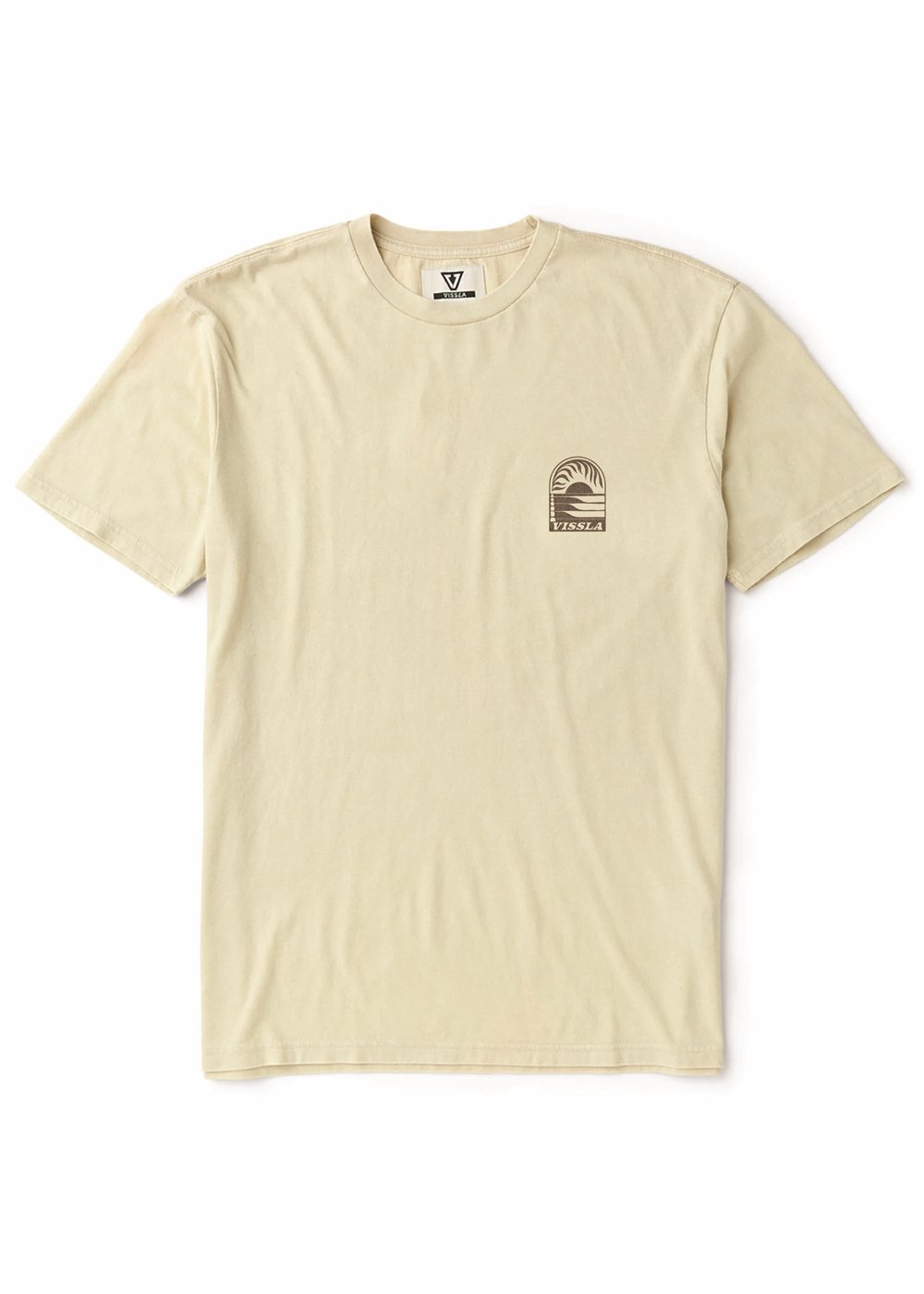 Vissla Canopy Cosmic Wash Tee in Dune, view 2