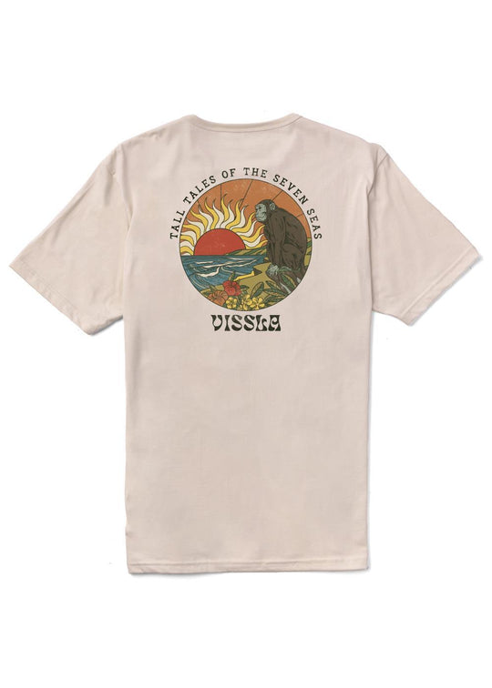 Vissla Monkey Sea Organic Tee - White