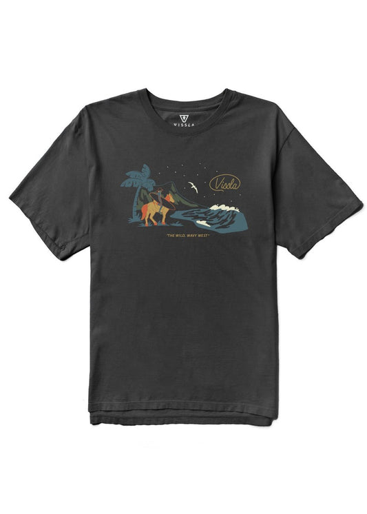 Vissla Soren Wavy West Organic Tee - Phantom