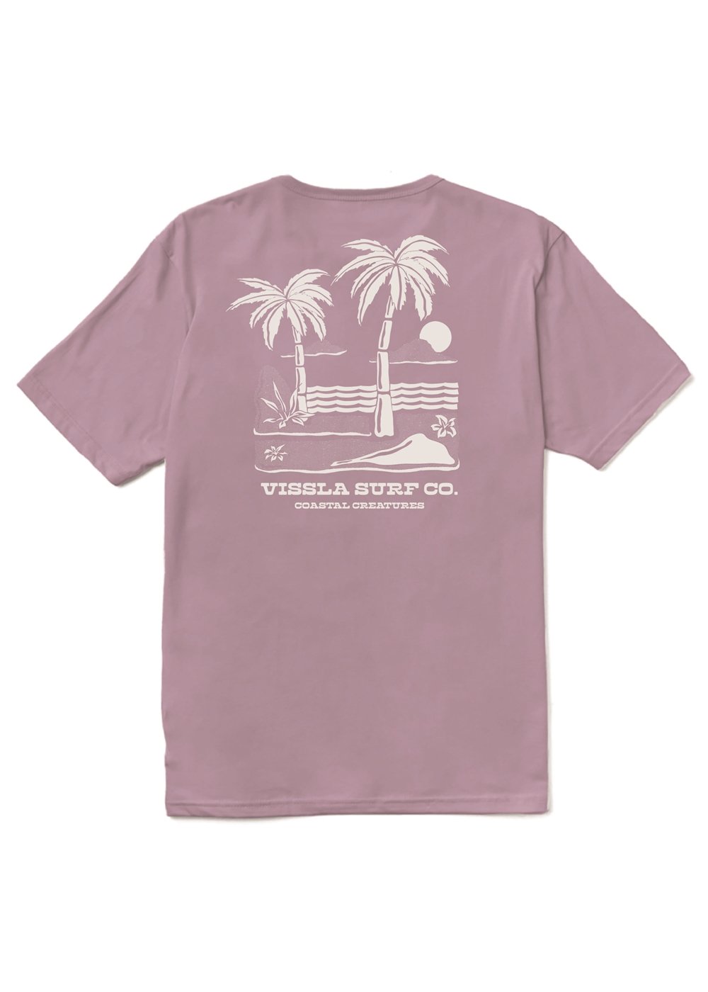 Vissla Creatures Organic Tee in Blue Haze