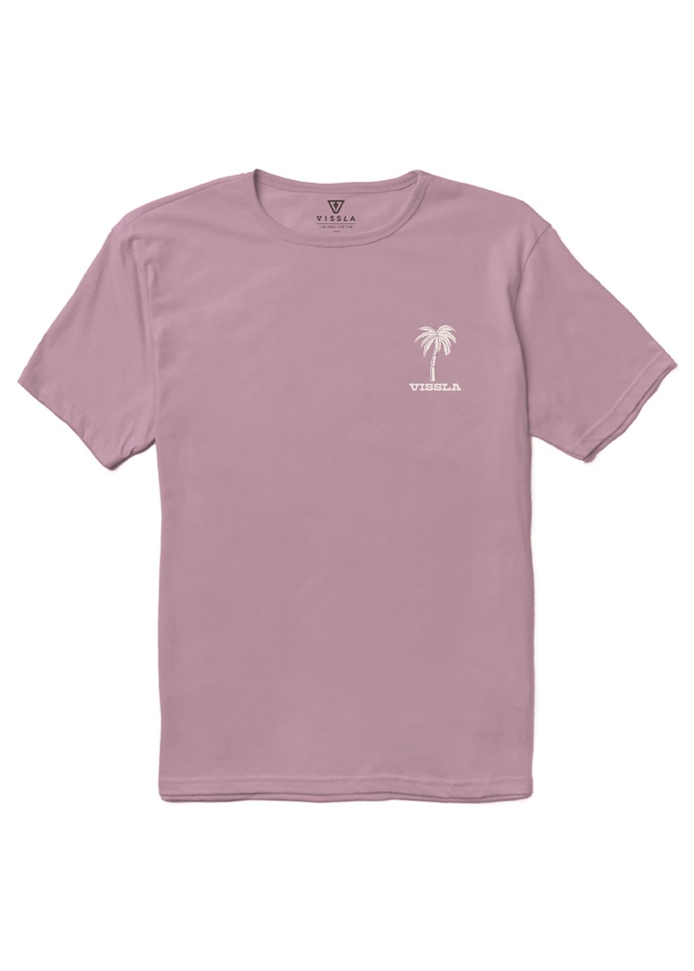 Vissla Creatures Organic Tee in Plum, view 2