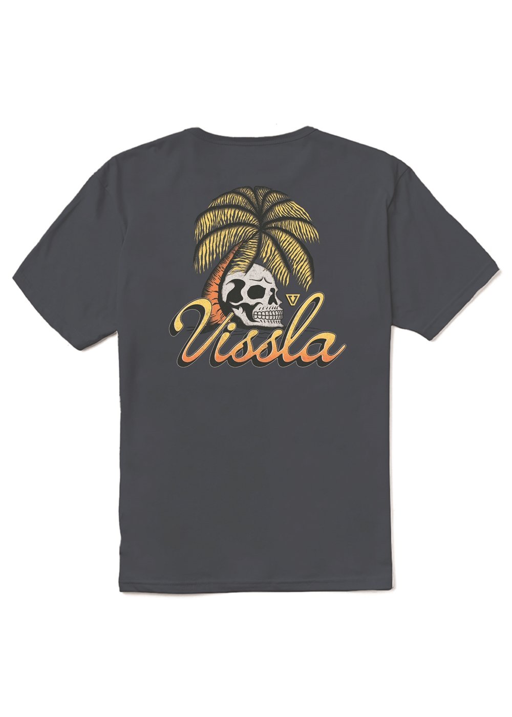 Vissla Skull Isle Organic Tee in Bone