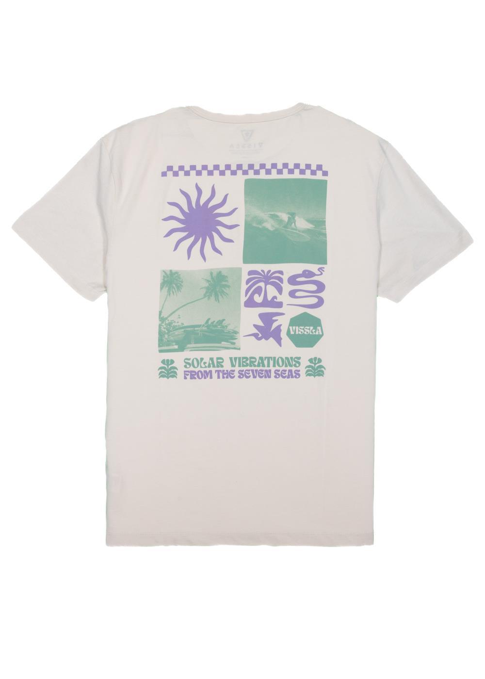 Vissla Solar Vibrations Eco Tee in Bone