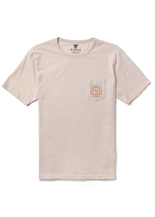 Vissla Soren Serenade Organic Pkt Tee - Bone