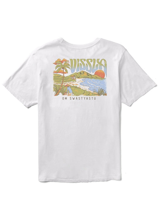 Vissla Bali Belly Premium PKT Tee - White