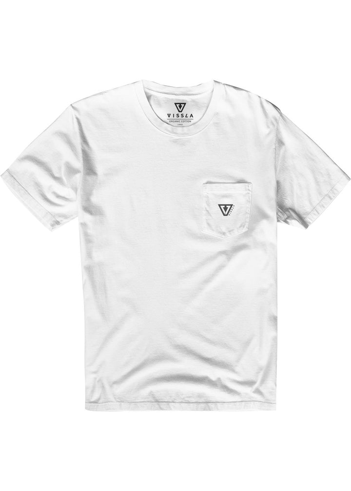 Vissla Established Premium PKT Tee - White