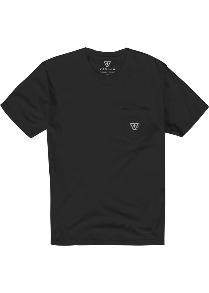 Vissla Established Premium PKT Tee - Black