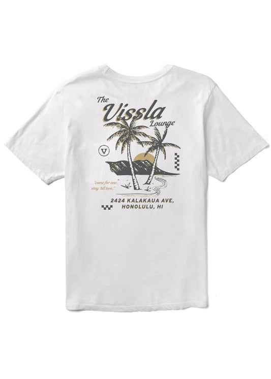 Vissla Lounge Premium Tee - White