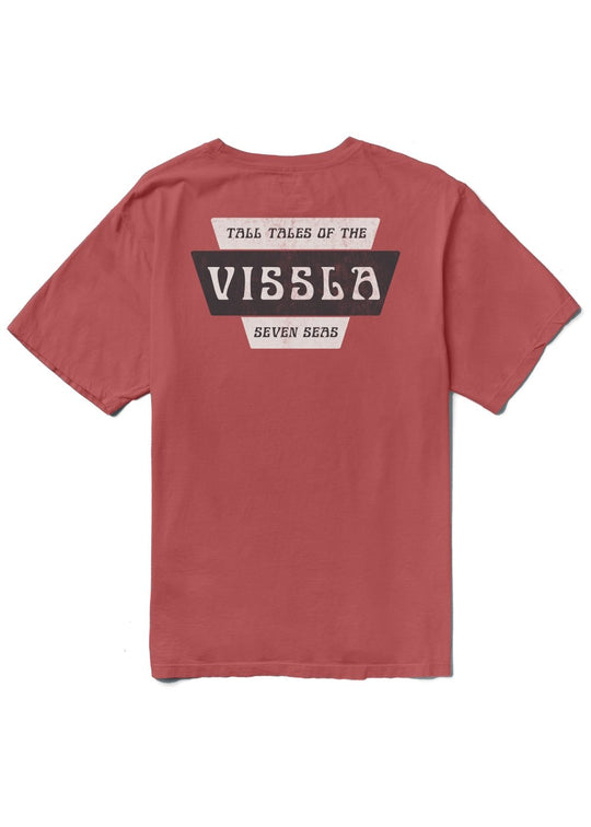 Vissla Stacks Premium PKT Tee - Brick