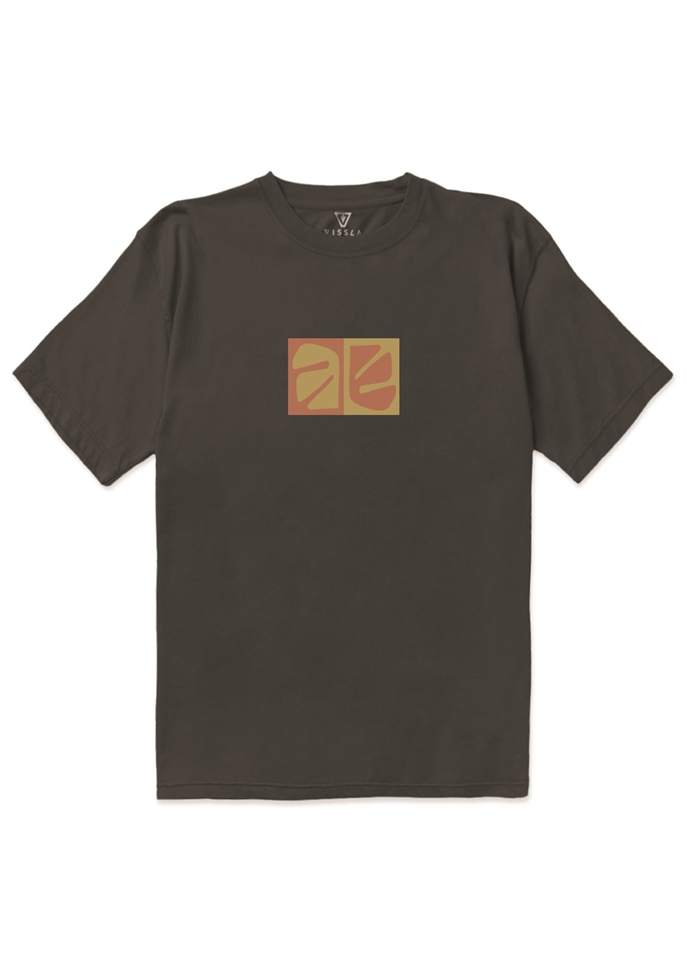 Vissla Tec Abundant Organic Tee in Phantom, view 2