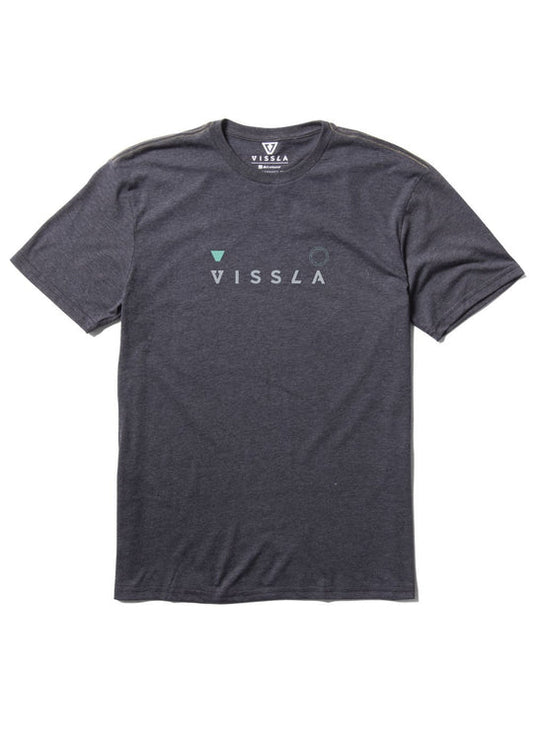 Vissla Caliper Comp Lite Eco Performance Tee - Black Heather