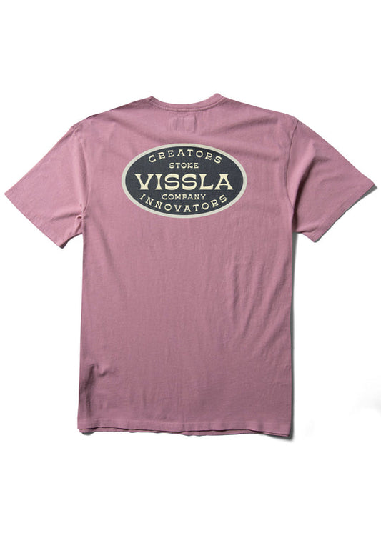 Vissla Buckled Ss Pkt Tee - Dusty Rose