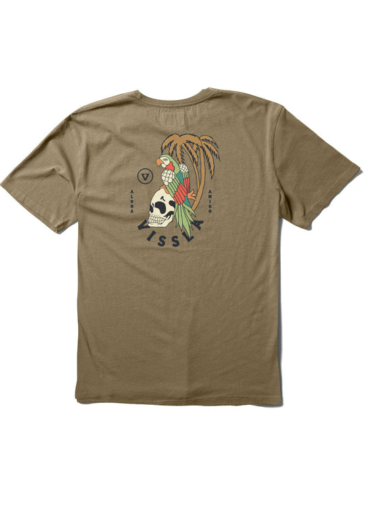 Vissla Parrodise SS Tee - Dark Khaki