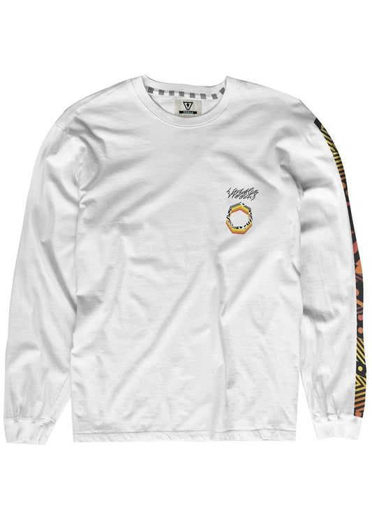 Vissla Woodside LS Tee - White