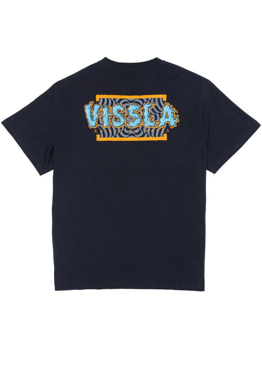 Vissla Shift Kicker Oversized Eco Tee in Black