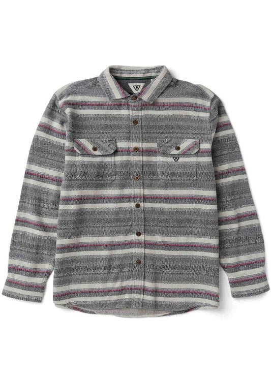 Vissla Descanso Heavy Flannel in Grey Dawn
