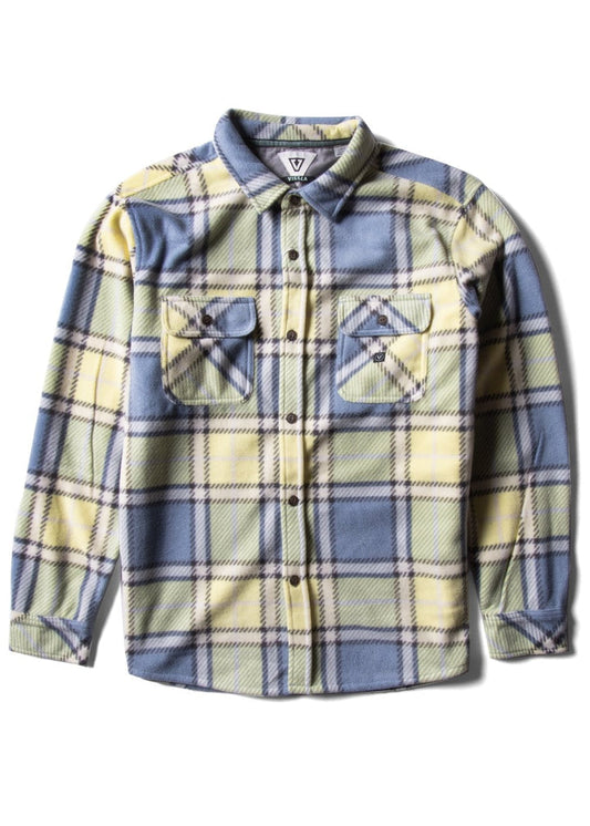 Vissla Eco-zy LS Polar Flannel - Muted Lime