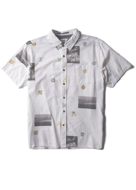 Vissla Neu Wave Eco Ss Shirt - Bone