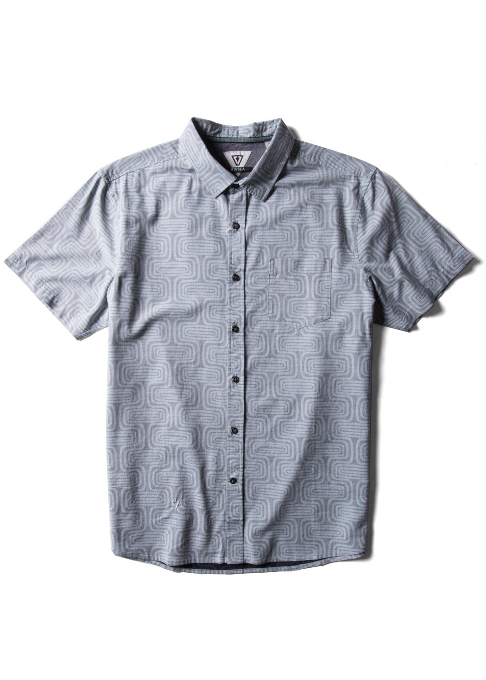 Vissla Congos Eco SS Shirt - Stone Blue