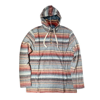 Vissla Descanso Hooded Popover - Storm Blue